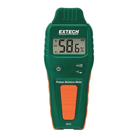 extech mo53 pinless moisture meter|extech dual moisture meter.